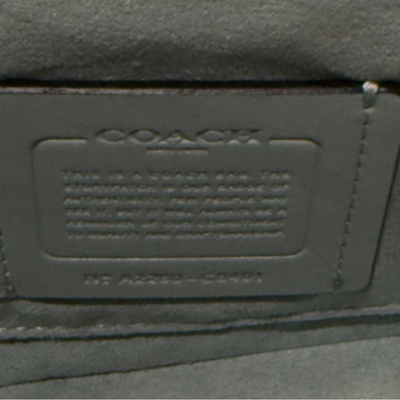 Coach Nora Blueberry Kisslock Crossbody Clutch Light Teal Midnight Multi - Picture 7 of 11